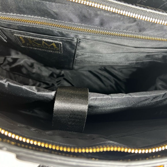 JKM and Company CONTESSA Purple Rolling Tote Bag, Travel Bag or Rolling Work Bag - Picture 13 of 16